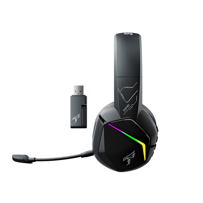 SOMIC GS Wireless 7.1 Cuffie da Gioco - Batteria da 45 Ore - Compatibile con PC, PS5, PS4 in modalità Wireless e tutti i dispositivi tramite jack per cuffie da 3,5 mm