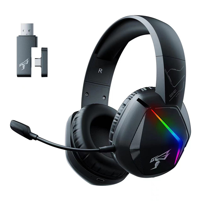 SOMIC GS Wireless 7.1 Cuffie da Gioco - Batteria da 45 Ore - Compatibile con PC, PS5, PS4 in modalità Wireless e tutti i dispositivi tramite jack per cuffie da 3,5 mm