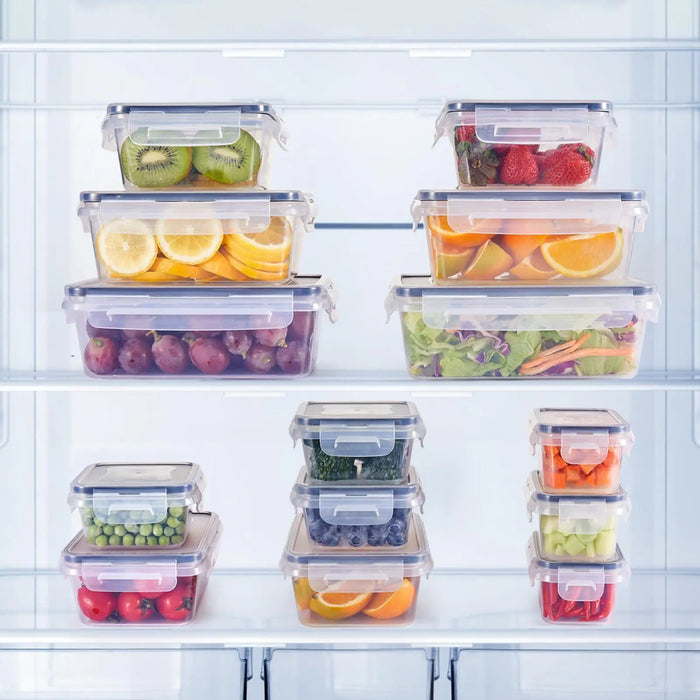 24-piece Airtight Food Storage Container Set – BPA-free Plastic Canisters for Pantry, Fridge & Kitchen Organisation