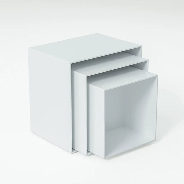 6pc Acrylic Buffet Risers — Stackable Hollow‑Bottom Display for Cupcakes & Desserts