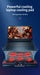 17-inch Six-Fan Laptop Cooler with LED Screen and Dual USB Ports