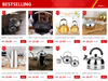 900ml Plum Blossom Cast Iron Teapot with Stainless Steel Infuser