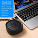 USB Conference Speakerphone — 360° Omnidirectional Condenser Mic with Mute & Volume