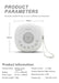 Portable Baby Soother — White Noise, Lullabies & Smart Noise Detection