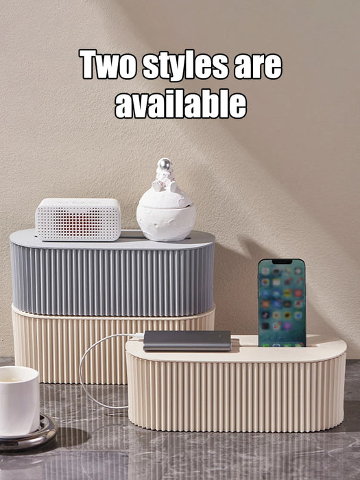 Household Socket Board Organiser Box – Cable Management, Stackable (33×13×11 cm)