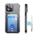 Transparent Magnetic MagSafe Card Wallet & Stand for iPhone – Clear PC Case