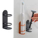 Punch-free Wall-mounted Toothbrush & Razor Holder — Wrought Iron, Self-adhesive