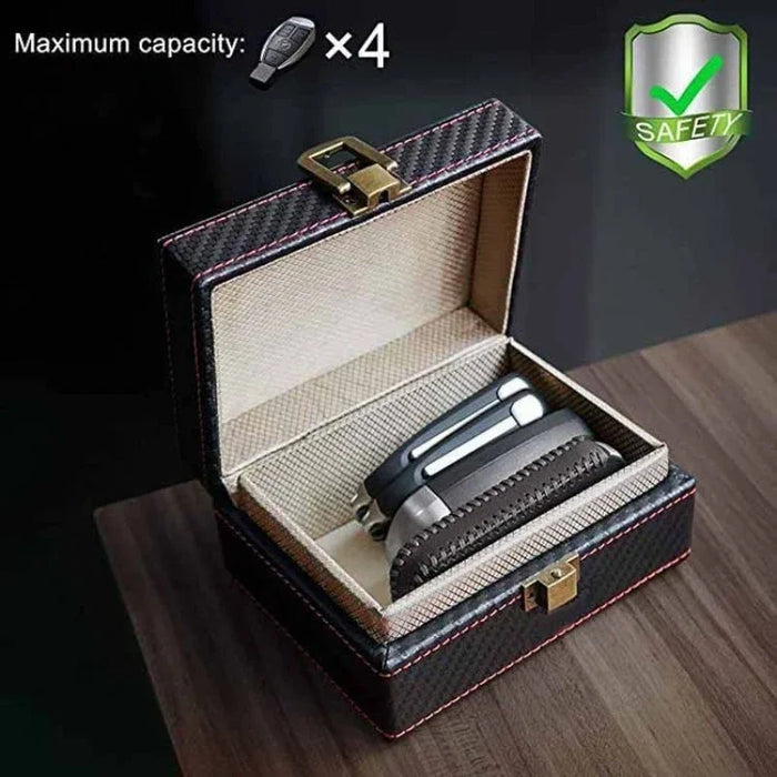 Anti-Theft Faraday Box — RFID Signal-Blocking Key & Phone Protector