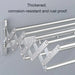 Wall-Mounted Foldaway Clothes Drying Rack - Expandable Stainless Steel