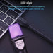 USB Condenser Microphone with RGB Lighting — Noise‑Reducing Streaming & Gaming Mic (Black)