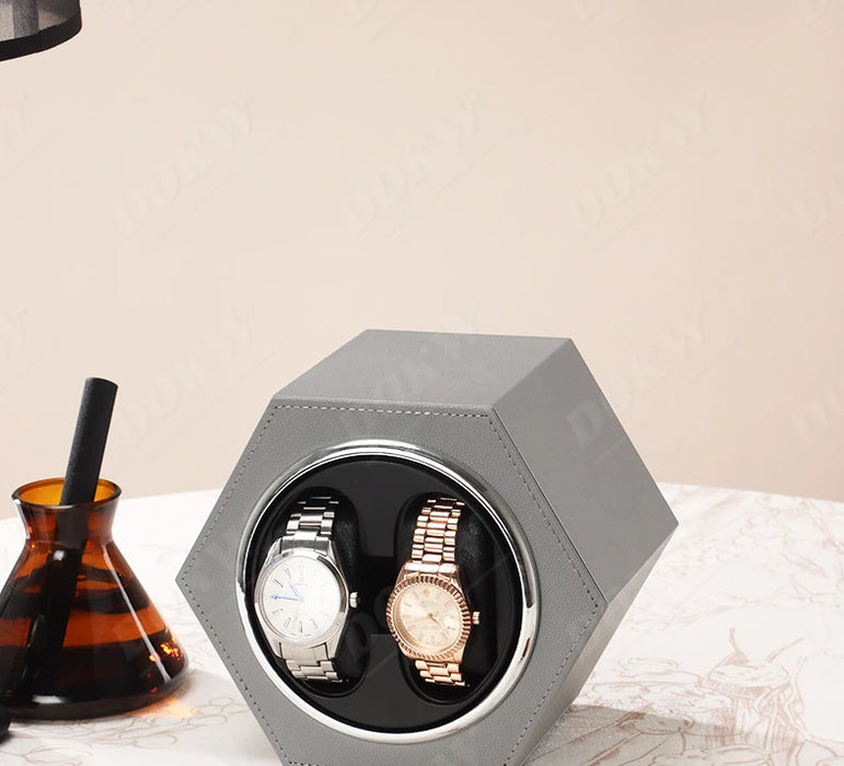 Type-C Mini Single Motor Watch Winder with Adjustable Rotation Modes