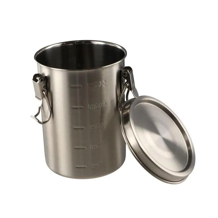 304 Stainless Steel Airtight Food Storage Container with Measurement Scale — 520/1000/1600/2500ml