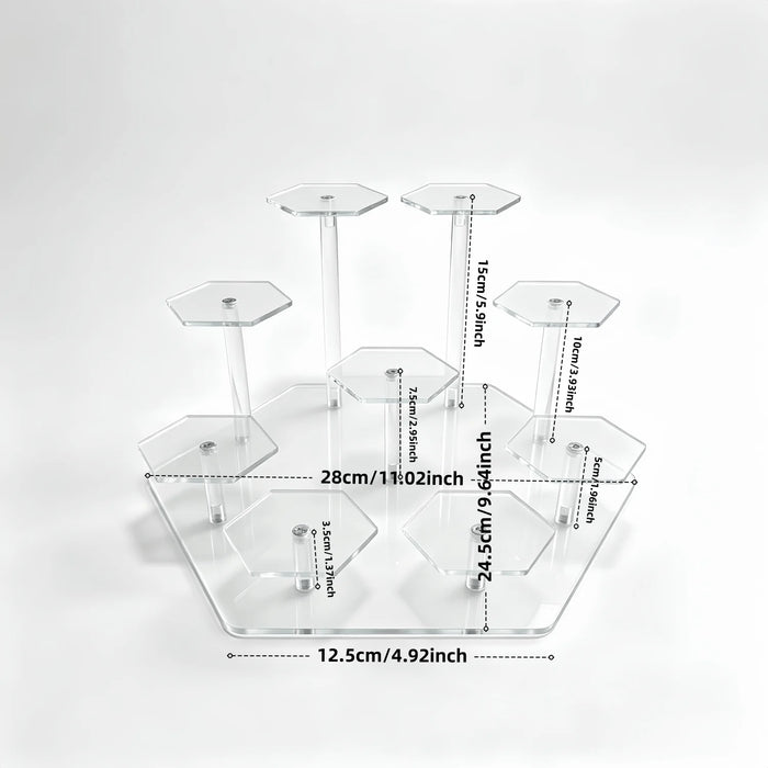 Acrylic Multi‑Style Jewellery Display Stand – Multifunctional Accessory Display