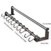 Stainless Steel Double-Rod Kitchen Rack — Spoon Holder & Kitchen Roll Dispenser