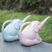 Elephant-Shaped PP Watering Can – 30 × 12 × 18 cm, Blue / Pink / Green