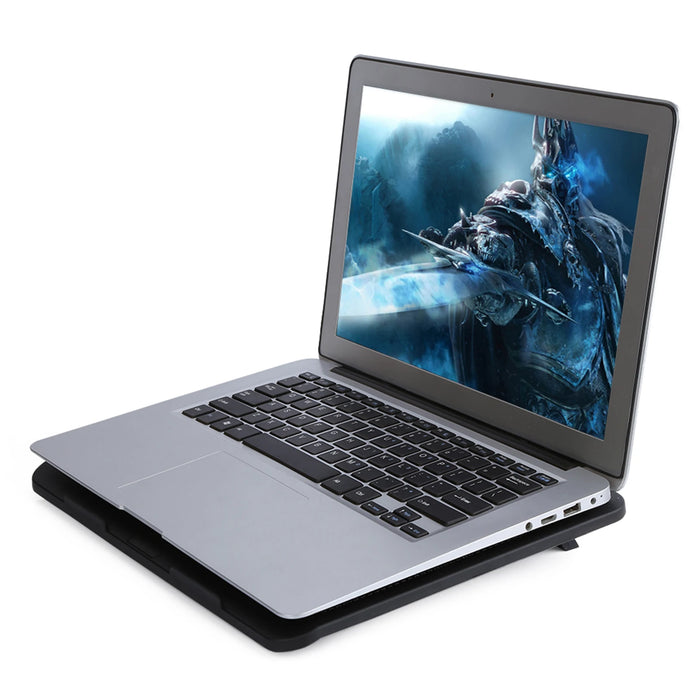 Laptop Cooling Pad with 130mm Fan, USB Powered — For 14-inch and Below