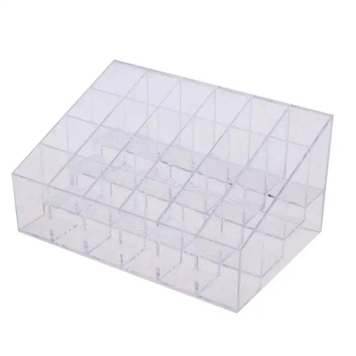 Acrylic 24-Grid Lipstick & Makeup Organiser Display Rack (Large)