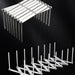 Retractable Foldable Stainless Steel Plate & Pot Lid Rack — Adjustable Dish and Tableware Organiser