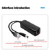 PoE Splitter 48V to 12V DC 1.2A for IP CCTV Cameras – 100 metres