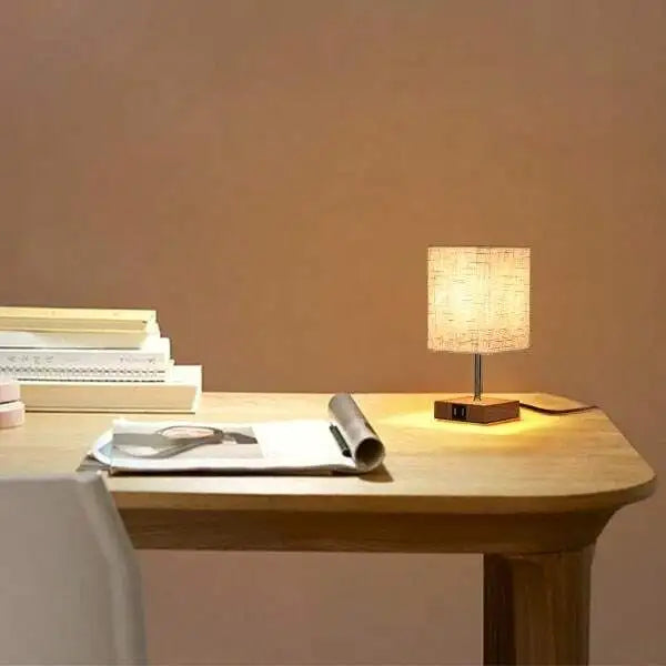 Lampada da scrivania a LED di Bedside Lamps - Lampada da tavolo dimmerabile a tocco con porta USB e Type C, ricarica rapida, protezione per gli occhi - Luce da lettura ideale per studenti e lettori di lunga durata