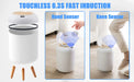 10L Motion Sensor Bin with Lid — Automatic Small Rubbish Bin for Kitchen & Bathroom