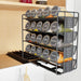 Slide Spice Rack Organizer — 2- or 4-Tier Pull-Out Metal Spice Drawer for Kitchen & Dining
