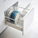 Stainless Steel Pot & Pan Lid Rack — Plate, Tray & Cutting Board Organiser