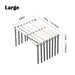 Retractable Stainless Steel Pot Lid Rack — Adjustable Foldable Kitchen Organiser