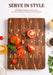 15-inch End Grain Acacia Rectangular Chopping Board with Side Handle (390×275×25mm)
