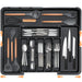 Adjustable Cutlery Drawer Organiser – Expandable Utensil Tray (Black)