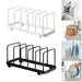 Stainless Steel Pot & Pan Lid Rack — Plate, Tray & Cutting Board Organiser