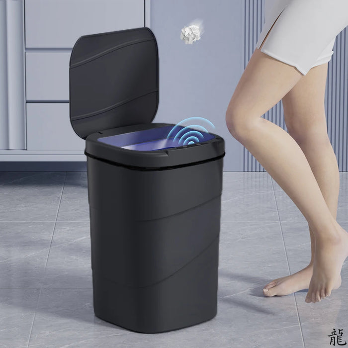 Touchless Sensor Bin — Automatic Closing, Battery-Powered (13L or 17L)