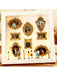 Mini Museum Silhouette Photo Box – DIY Memory Display Kit with Frames & Figurines