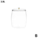 Multi‑functional Lidded Storage Jar — 2.2L to 18L Clear Acrylic