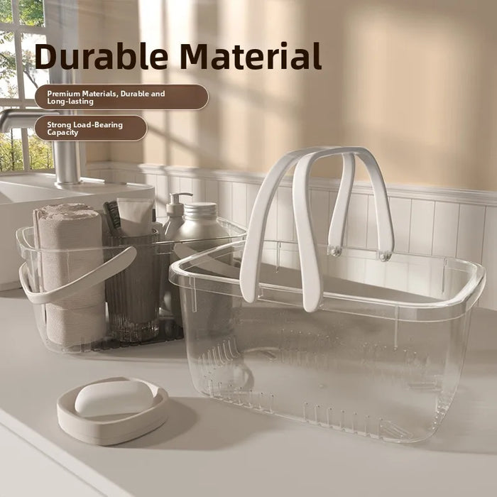 Large Capacity Portable Bath Basket – Handheld Shower Caddy & Bathroom Organiser