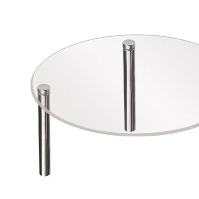 Transparent Acrylic Cake Stand — Round Cupcake & Dessert Display, Party Holder