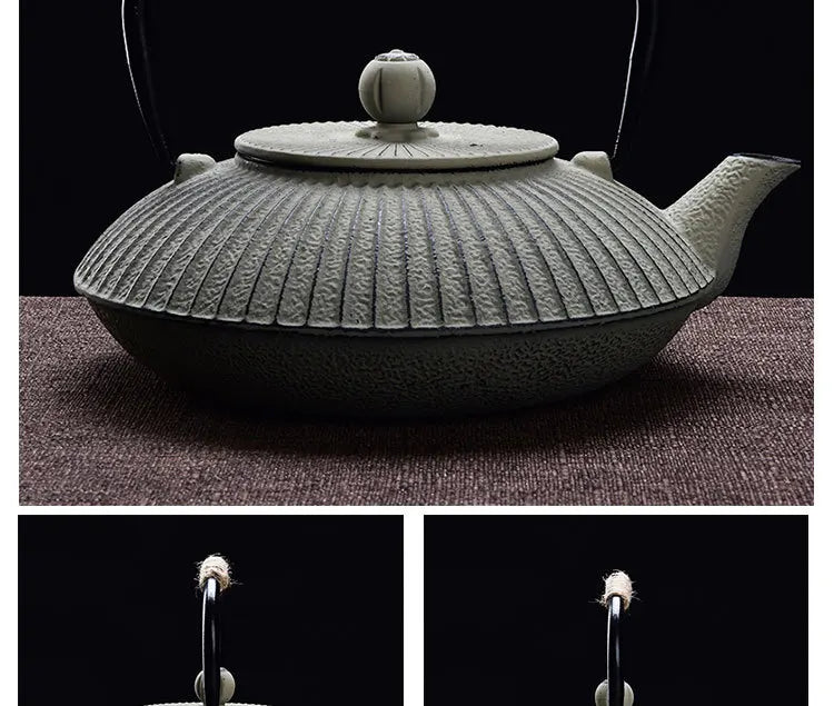 800ml Cast Iron Teapot – Japanese-style Kettle for Boiling Water and Tea