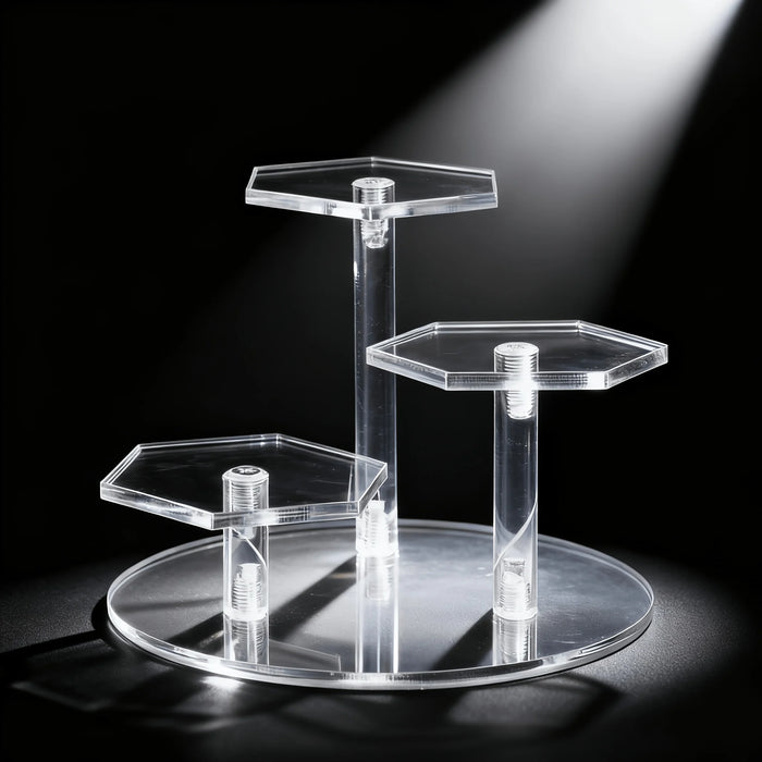 Acrylic Multi‑Style Jewellery Display Stand – Multifunctional Accessory Display