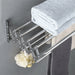 Wall-Mounted Folding Drying Rack — Rustproof Stainless Steel, Retractable Arms