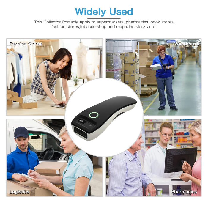 Mini Handheld 2D Barcode Scanner — Wireless (2.4G/Bluetooth) & USB, 1D/2D/QR/PDF417 with Storage