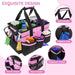 Large Cleaning Caddy Tote with Support Board & Multi-compartment Organiser