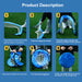 Portable Pop-Up Football Goal with Carry Bag — Collapsible Training Net