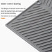 Silicone Kitchen Drain Mat — Non-Slip Heat-Resistant Drying Pad, Rectangle Trivet (Grey, S/M/L)
