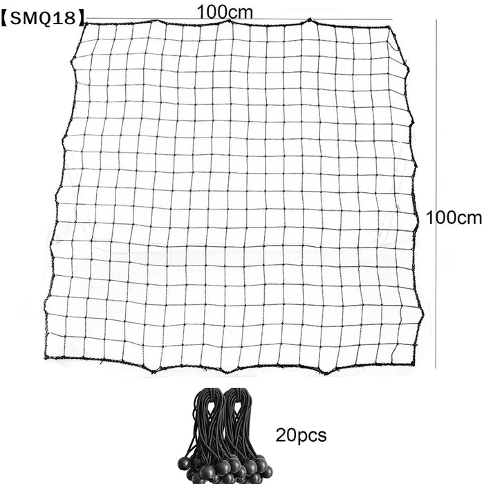 100 x 100 cm Football Rebound Net with 20 Elastic Ropes