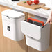 Kitchen Compost Bin — 9L Hanging Bin with Odour-Sealing Lid