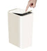 Slim Press-Top Pop-Up Bin — One-Touch Lid, Airtight Odour Lock, 10L