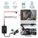 1080P Wi‑Fi Dual Dash Cam — Front & Interior, Night Vision, Loop Recording