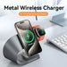 4-in-1 Magnetic 15W Metal Wireless Charging Station – Phone, Watch & Earbuds