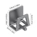 Self‑Adhesive Carbon Steel Sponge Holder — Sink & Bathroom Organiser, Black/Gray/White