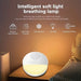 Portable 1200mAh USB Rechargeable White Noise Machine with Night Light & 9 Sounds